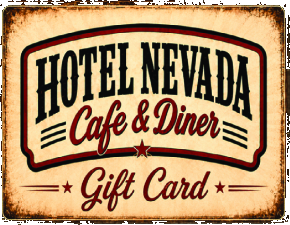 Hotel Nevada Cafe and Diner custom gift card
