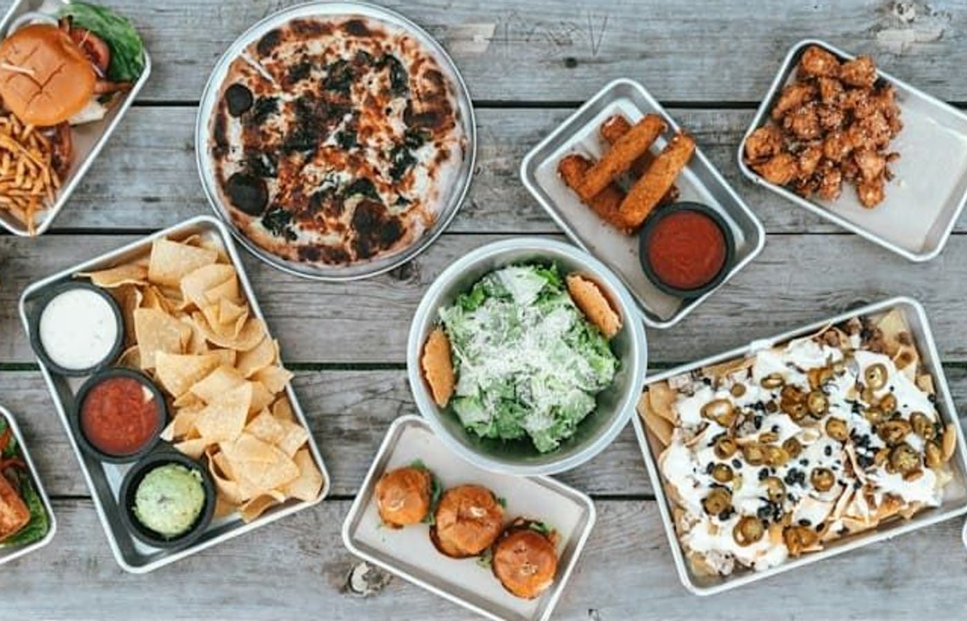 Takeout dishes ready for pickup and delivery